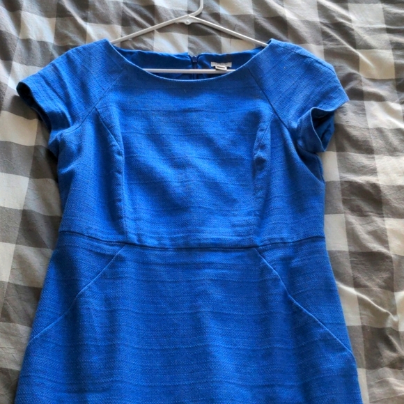J. Crew Dresses & Skirts - JCrew cobalt blue short sleeve pencil dress, GUC